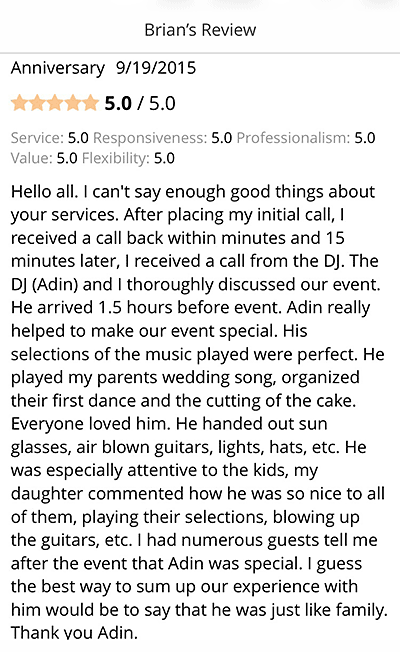 Adin - Testimonial
